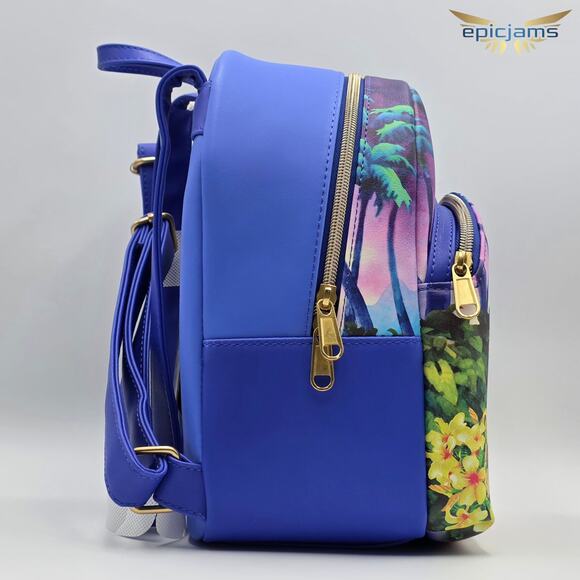 Loungefly Disney Lilo & Stitch Ohana Beach Mini Backpack New - Picture 4 of 5